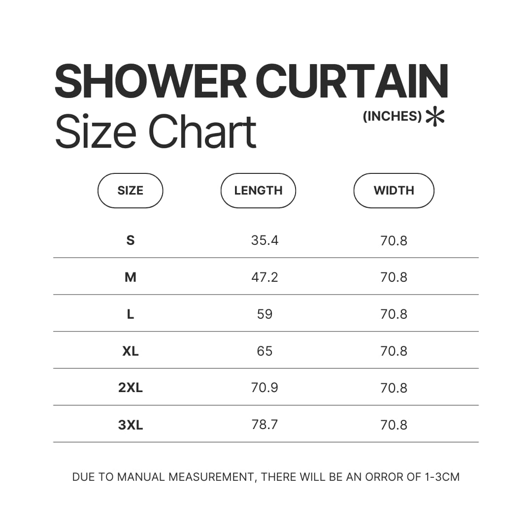 Shower Curtain Size Chart - Star Citizen Merch